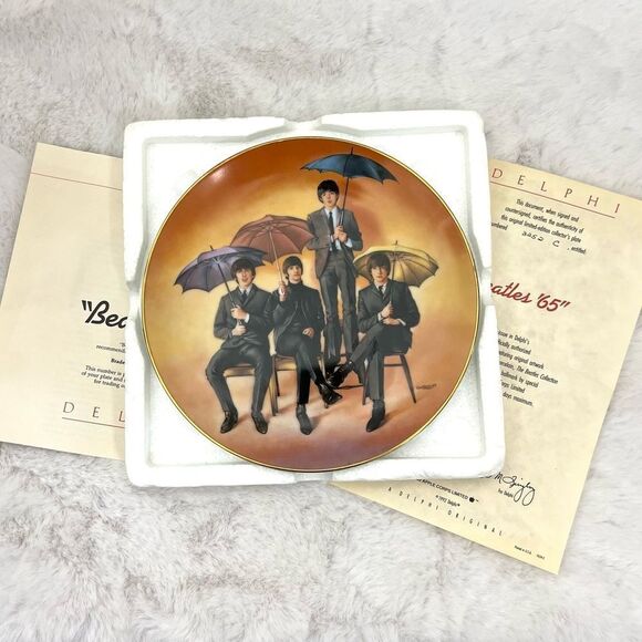 Beatles ‘65 Collector Plate Limited Edition The Beatles Collection Nate Giorgio - Picture 10 of 13